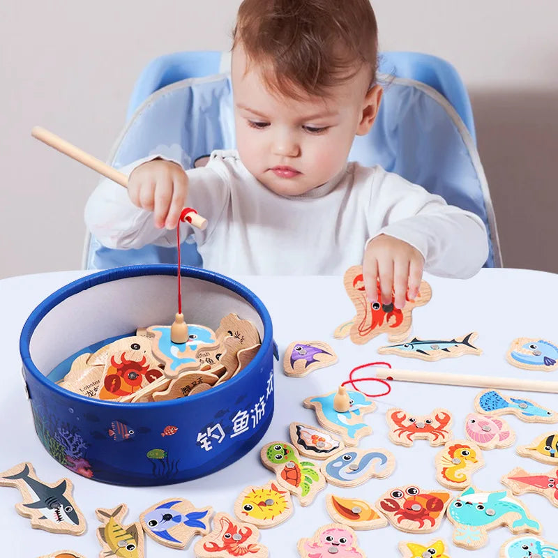 Wooden Fishing Toy