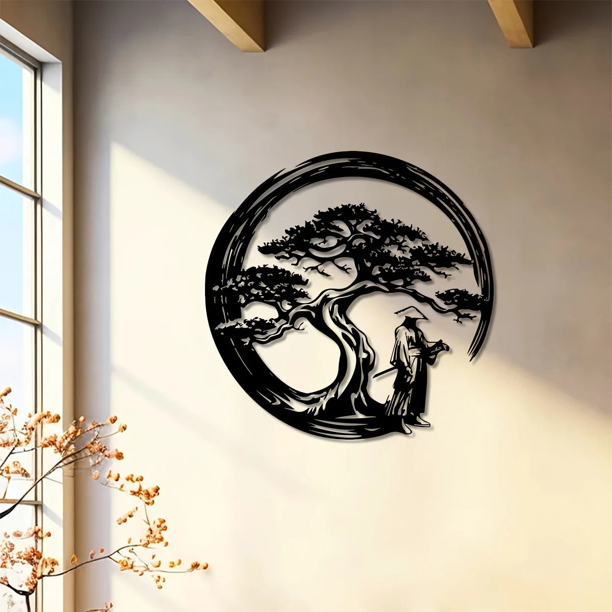 Bonsai Tree Metal Wall Art