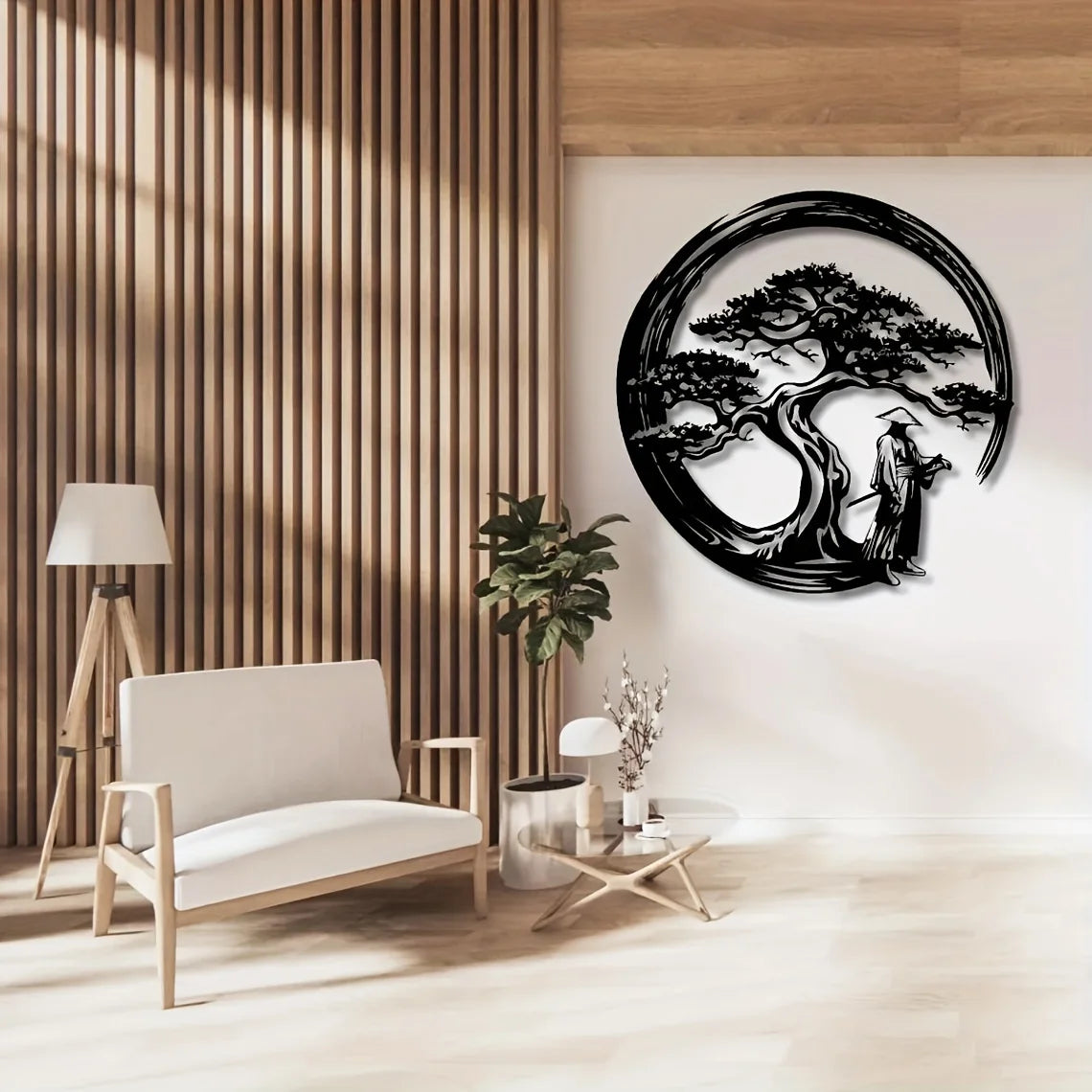 Bonsai Tree Metal Wall Art
