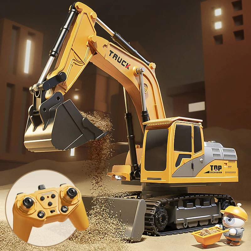 Remote Control Excavator Toy