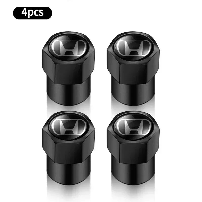 4Pcs Metal Tire Valve Caps