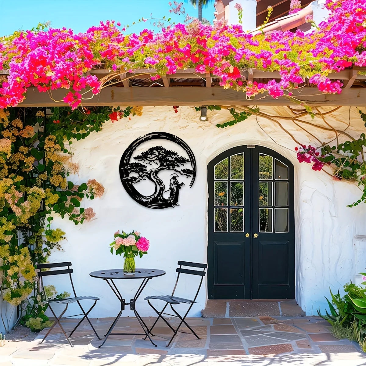 Bonsai Tree Metal Wall Art