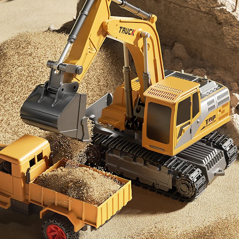 Remote Control Excavator Toy