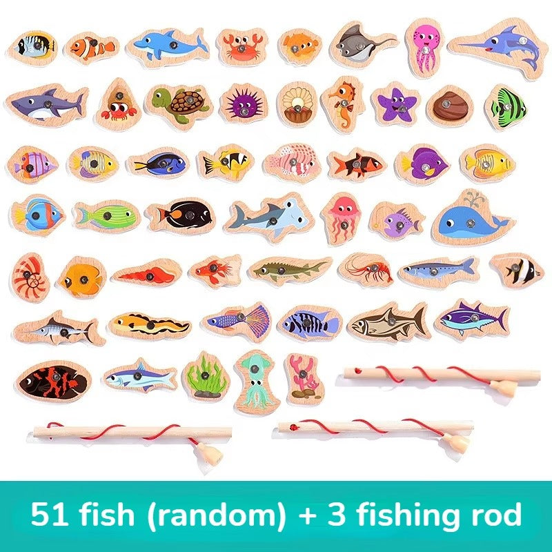 Wooden Fishing Toy