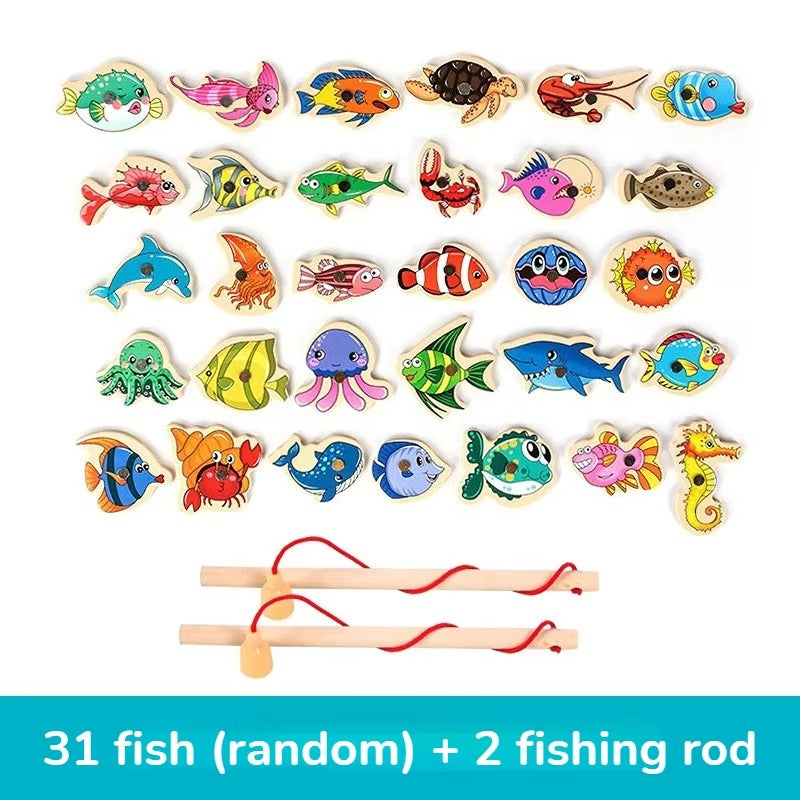 Wooden Fishing Toy