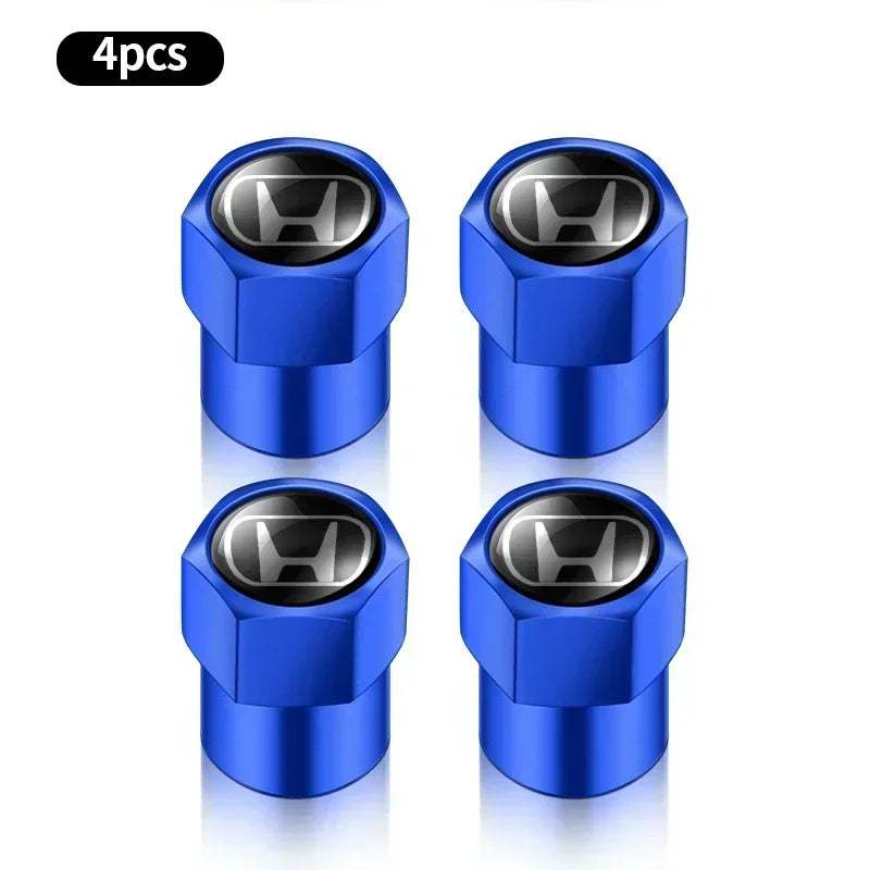 4Pcs Metal Tire Valve Caps
