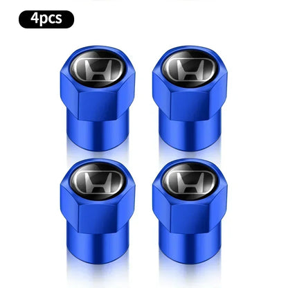 4Pcs Metal Tire Valve Caps