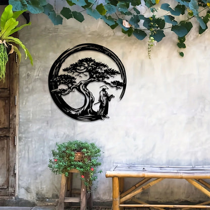 Bonsai Tree Metal Wall Art