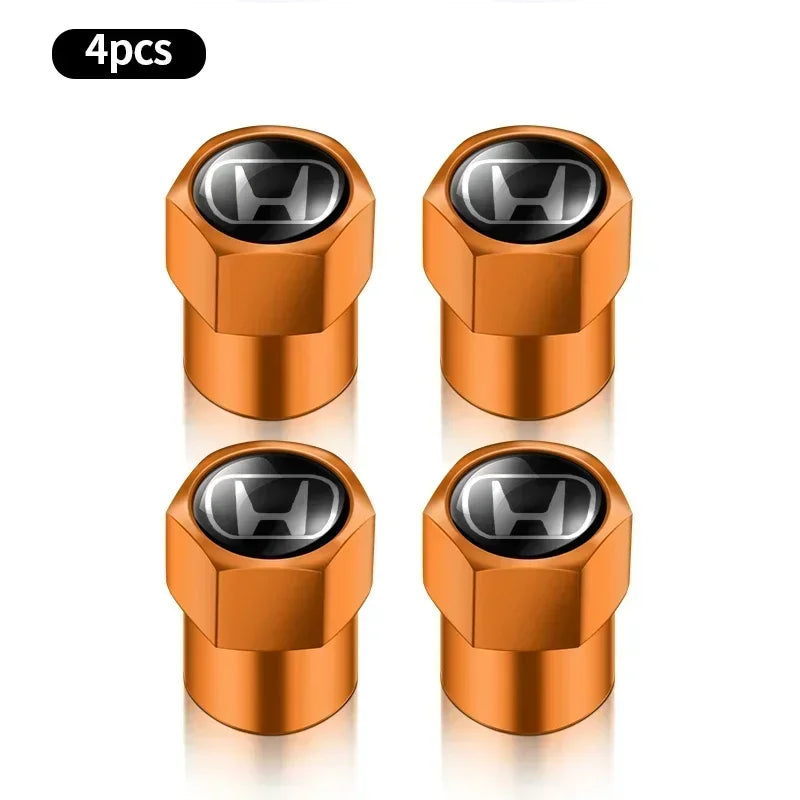 4Pcs Metal Tire Valve Caps