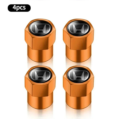 4Pcs Metal Tire Valve Caps