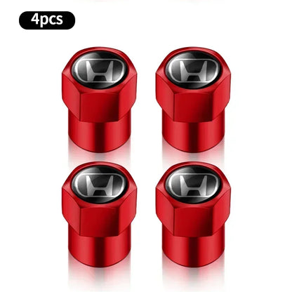 4Pcs Metal Tire Valve Caps