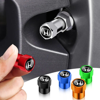 4Pcs Metal Tire Valve Caps