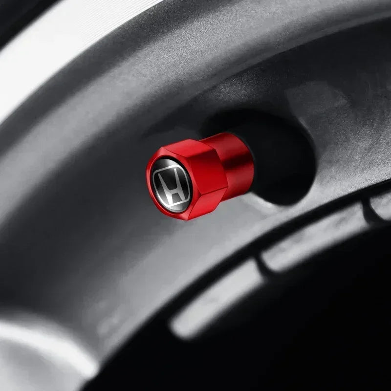 4Pcs Metal Tire Valve Caps