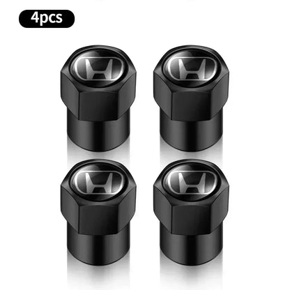 4Pcs Metal Tire Valve Caps