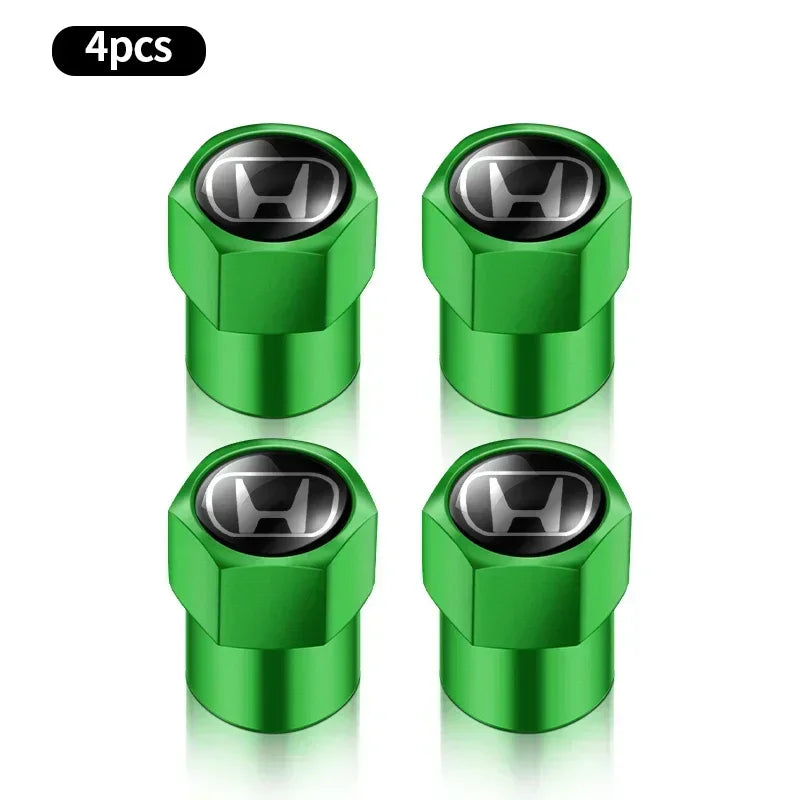 4Pcs Metal Tire Valve Caps