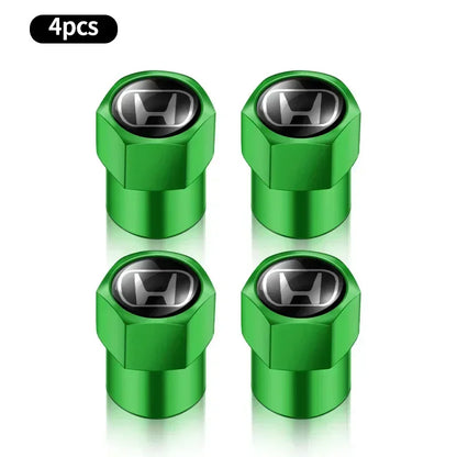 4Pcs Metal Tire Valve Caps