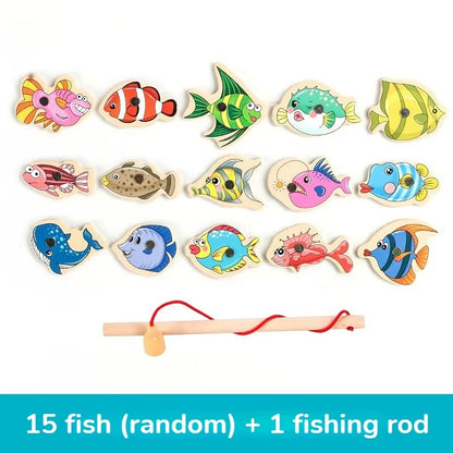 Wooden Fishing Toy