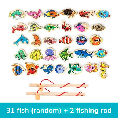 Wooden Fishing Toy